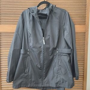 Jones New York Women's  Jacket Parka In A Pocket Windbreaker XL